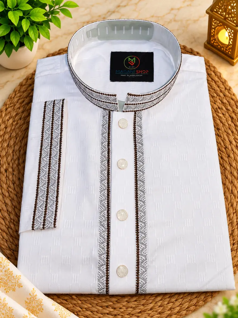 ১০০% সুতি এম্ভয়ডারি